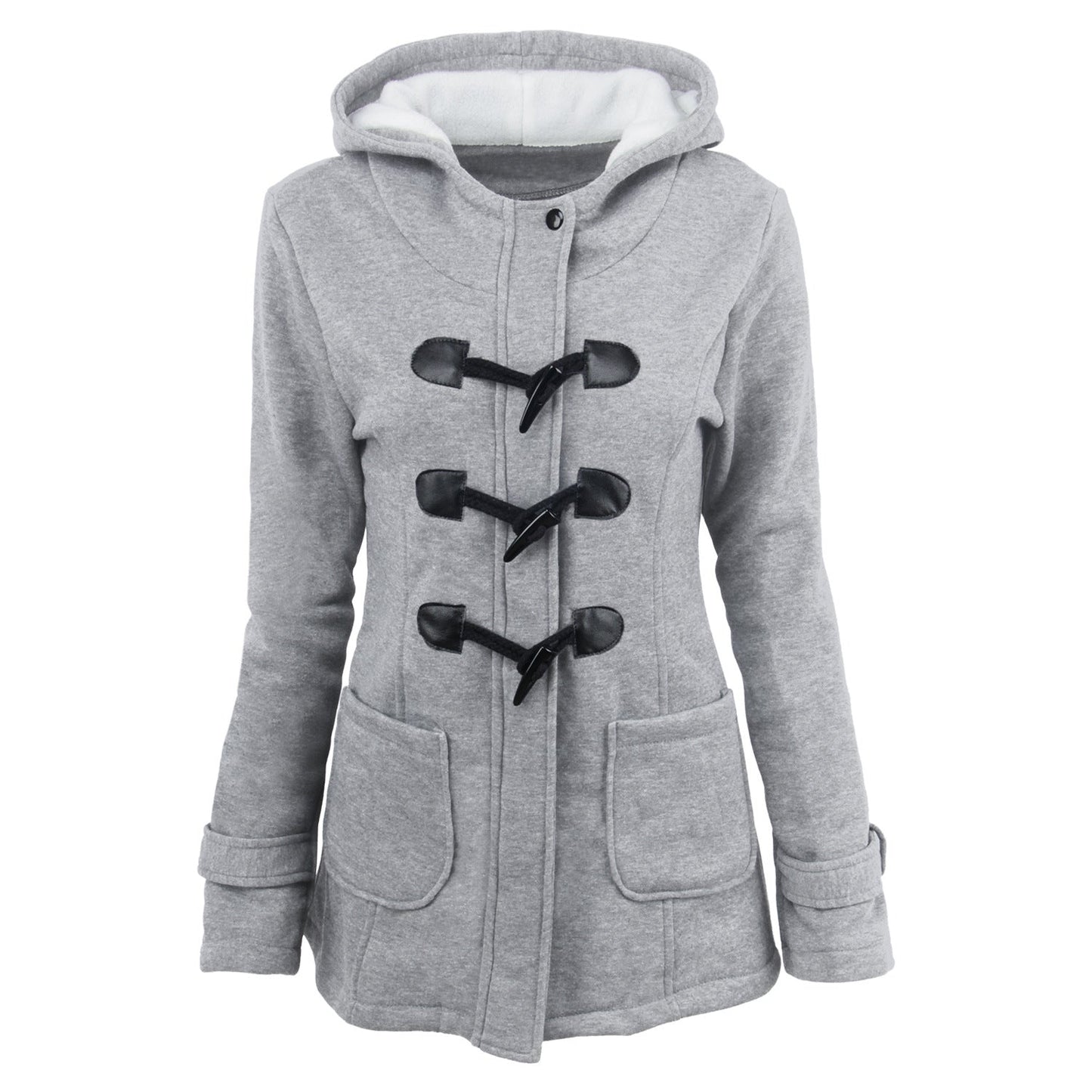 Manteau Mi-Long Matelassé à Capuche – Veste Coton Chaude Femme PL971STORE