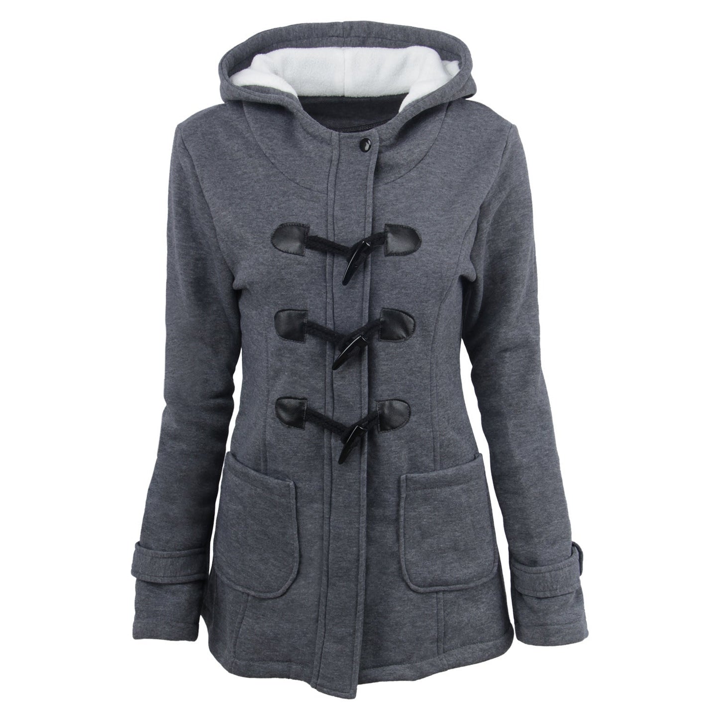 Manteau Mi-Long Matelassé à Capuche – Veste Coton Chaude Femme PL971STORE