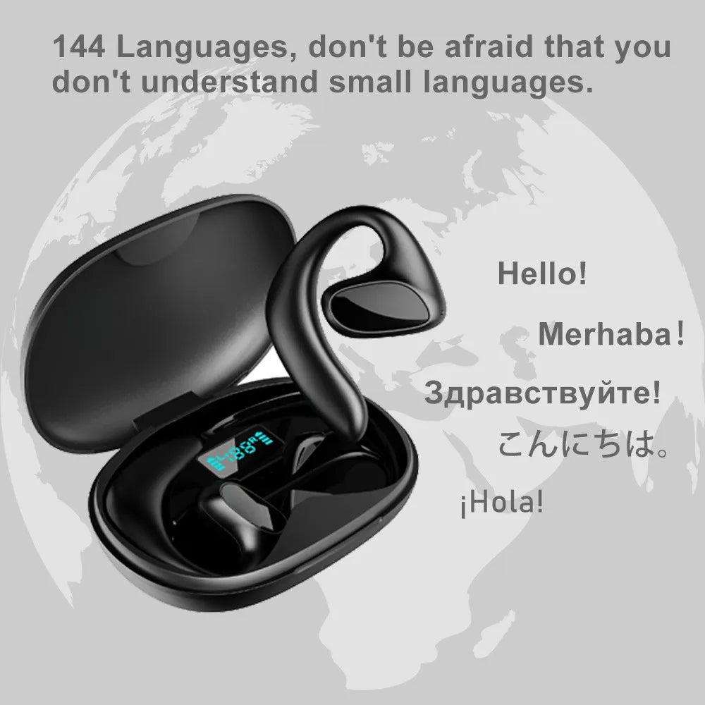 Écouteurs Traducteur Bluetooth 144 Langues - Traduction Instantanée Temps Réel PL971STORE
