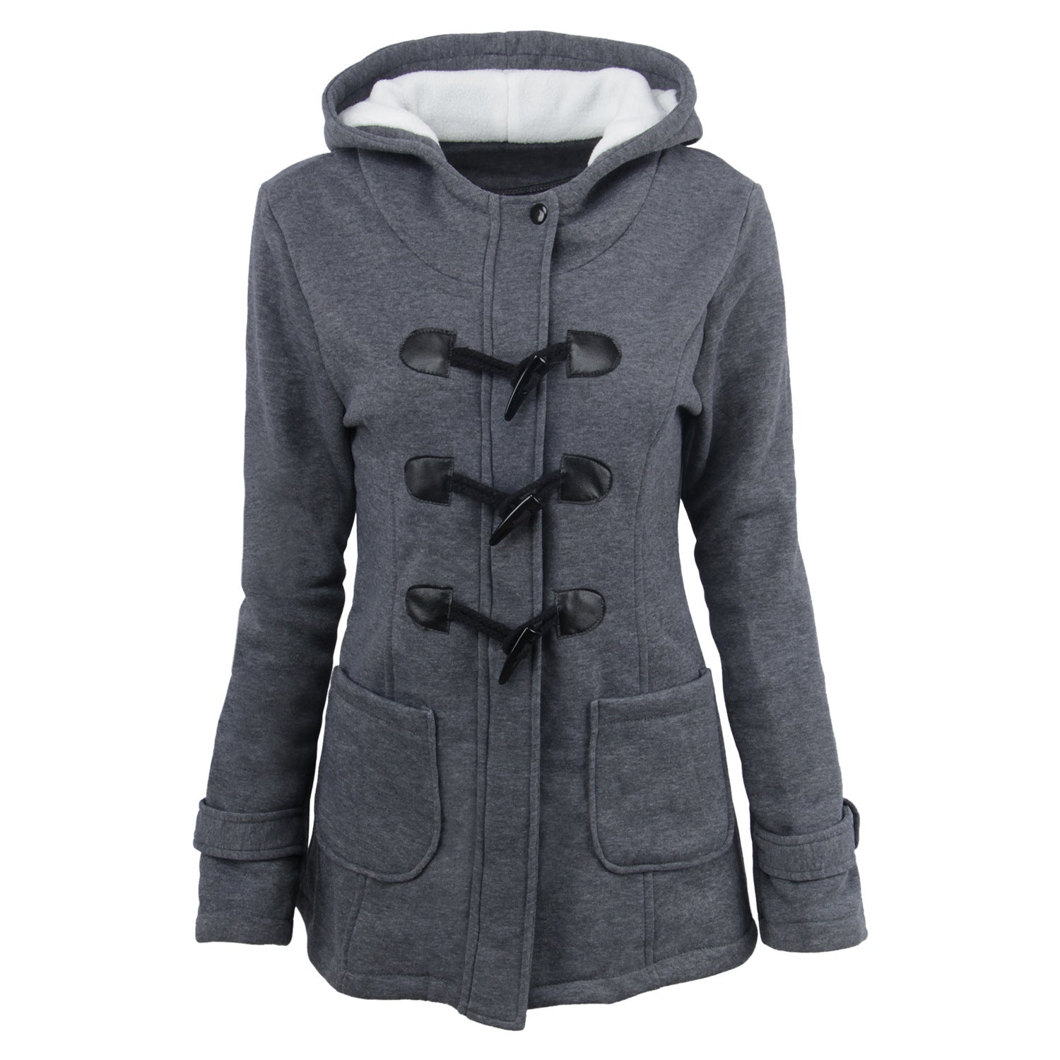 Manteau Mi-Long Matelassé à Capuche – Veste Coton Chaude Femme PL971STORE