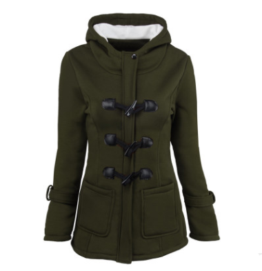 Manteau Mi-Long Matelassé à Capuche – Veste Coton Chaude Femme PL971STORE