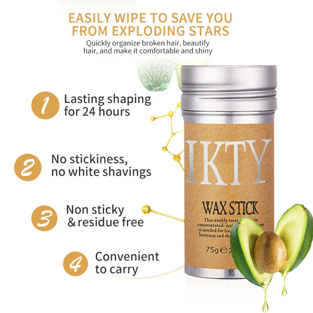 Stick Cire Coiffante Professionnel Non Gras - Fixation 24h Tous Cheveux PL971STORE