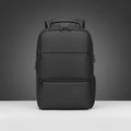 Sac à dos ordinateur portable sécurisé noir minimaliste fond neutre